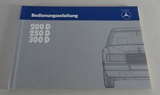 Manuale D'uso Mercedes Benz W124 Diesel 200 D | 250 D | 300 D Aggiornato 11/1984