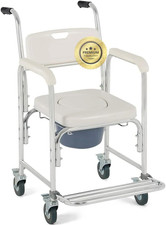 Sedia doccia con ruote e - ruote,