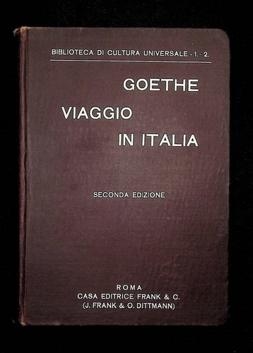 Goethe viaggio italia - viaggio, 2°
