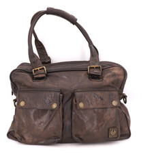 $845 | BELSTAFF BORSA MESSENGER IN PELLE MALENOTTI BRONZO MARRONE ITALIA