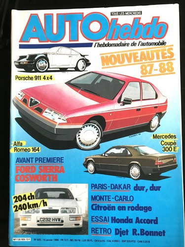 Auto hebdo 1986 alfa - auto,