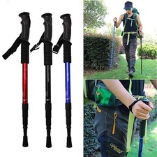 COPPIA BASTONE DA TREKKING ESCURSIONI MONTAGNA COLLINA PASSEGGIO TELESCOPICO 