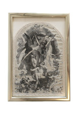 QUADRO DA MURO FOTOLITO PITTORE INNOCENZO MELANI CON CERTIFICATO ANGELI ANGELO