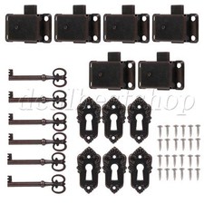 6 x Serratura antica retrò