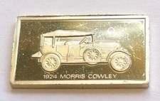 LINGOTTO ARGENTO 1,6 GR 925/1000 COLLEZIONE AUTO D' EPOCA MORRIS COWLEY 1924