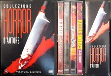 COFANETTO 4 DVD HORROR L'OASI DEGLI ZOMBI, PATRICK, KILLER BARBYS, RABID USATO