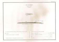 Veduta antica e originale Bretagna 1829 Le Lavardin 