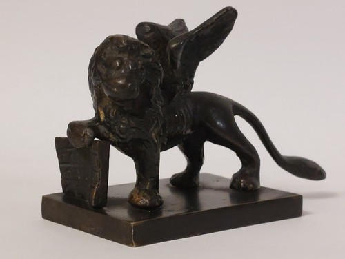 Antica scultura ottone fuso - in,