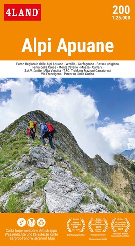 Libri alpi apuane 000 - libri, 1:25.000