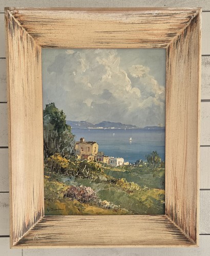Antico dipinto olio tela - dipinto, su