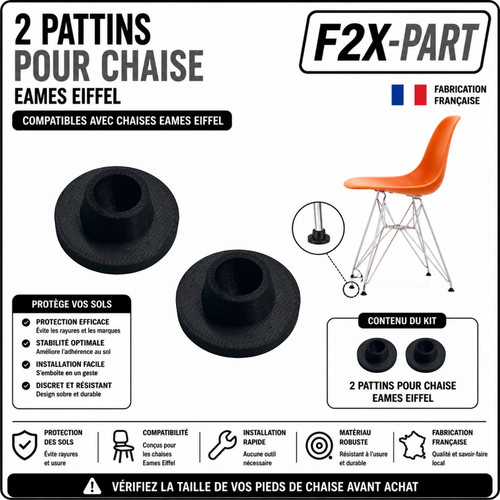 Pattini sedia eames eiffel - 2,