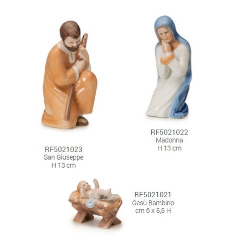 Presepe porcellana pezzi - presepe, in