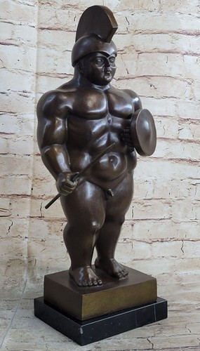 Scultura statua bronzo - in,
