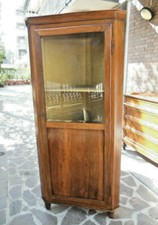 GRANDE ANGOLIERA CANTONALE CON VETRINA EMILIANA EPOCA LUIGI FILIPPO 1850