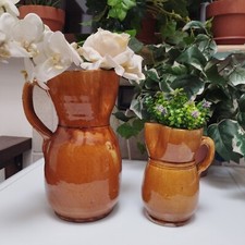 Coppia antiche brocche - coppia,