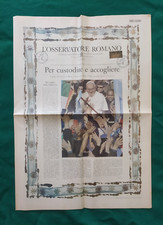 L'OSSERVATORE ROMANO 19/03/2013 INIZIO MINISTERO FRANCESCO - CON BOLLO ANNULLO