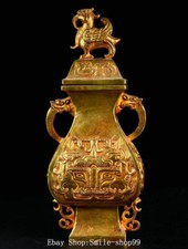 8.6" Old Dynasty Bronze 24K