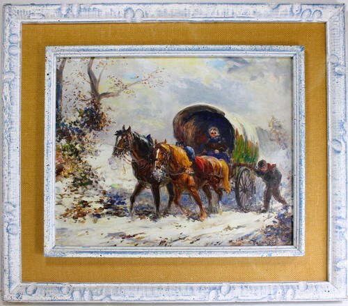 Quadro olio tela - olio,