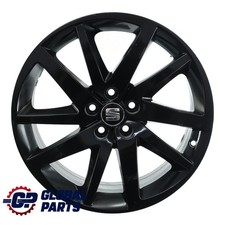 Seat Ibiza Mk4 6J Nero Cerchio In Lega 17" 10 Razze 7J ET:43 6J0601025P