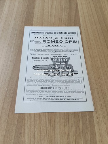 1912 romeo orsi strumenti - romeo,