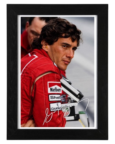 Foto autografo firmato ayrton - foto,