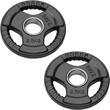 Coppia Dischi Olimpici per Bilancieri E Manubri | Bumper Plates Foro Da 50 Mm Di