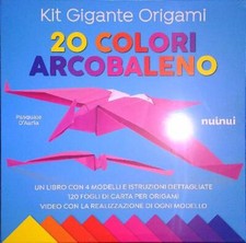 KIT GIGANTE ORIGAMI. 20 COLORI ARCOBALENO AA.VV. NUINUI 0000  /