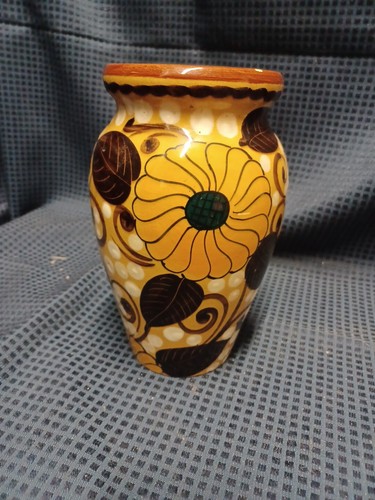 Vaso cotto smaltato epoca - ,
