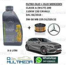 FILTRO OLIO E OLIO ORIGINALE