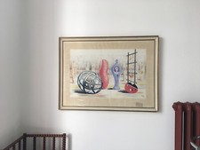 Henry Moore Litografia 1949 stampa scolastica