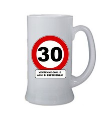 Boccale birra bicchiere 30