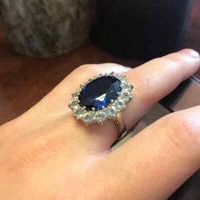 Anello fidanzamento ovale - anello,