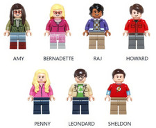Lotto minifigure lego big - di, 7