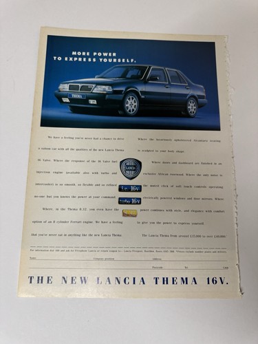 Original vintage lancia thema - lancia,