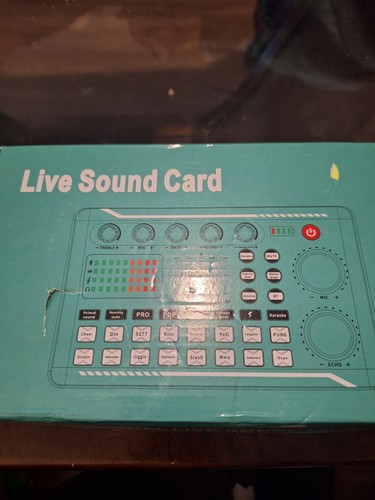 Scheda audio live