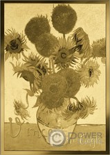 GIRASOLI Vincent Van Gogh 1/1000 oz moneta oro 3000 franchi Ciad 2023