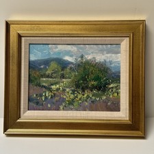 MARK KERCKHOFF DIPINTO CALIFORNIA ELENCATO IMPRESSIONISTA PICCOLA GEMMA Paesaggio