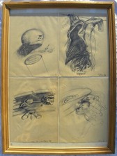 Tino VAGLIERI (Trieste 1929 - Rivolta d'Adda 2000) COMPOSIZIONE di QUATTRO OPERE