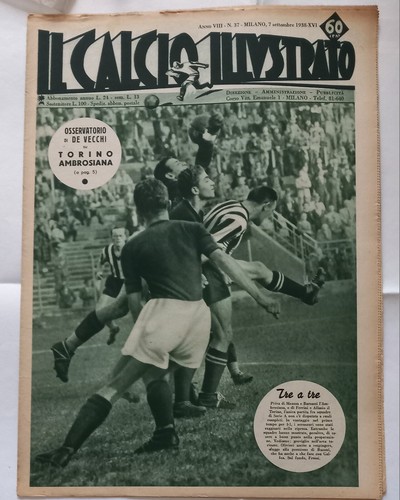 Calcio illustrato 9 1938 - illustrato, 7/9/1938