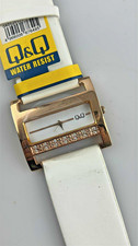 Orologio Q&Q Donna Quarzo 42mm Strass Bracciale Forma Rettangolare Bianco