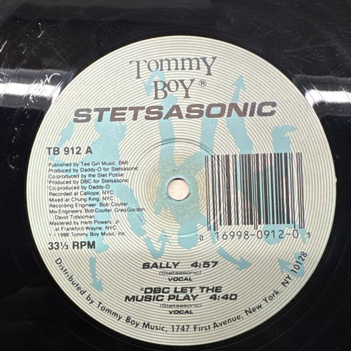 Stetsasonic inch record - stetsasonic,