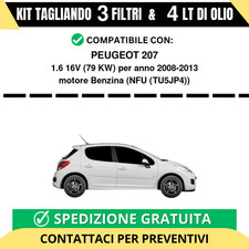 Tagliando per PEUGEOT 207 1.6