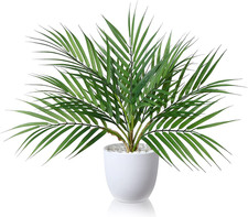 Pianta Finta 40Cm Areca Palm Piante Finte Da Interno Esterno Con Vaso Plastica P