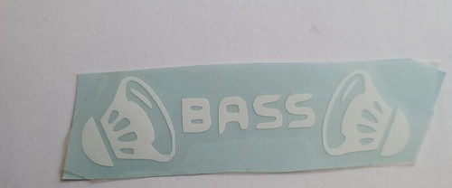 Sticker adesivo tuning bass - tuning, "bass"