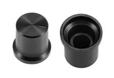 2 MANOPOLA NERA POTENZIOMETRO