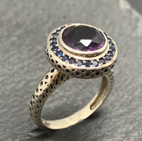 Anello ametista sintetizzatore