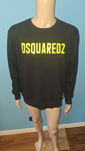 Dsquared2 felpa uomo nera - felpa,