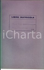1958 MILANO Piazza SAN BABILA Libro matricola AMORE FILM casa cinematografica