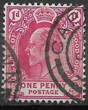 GB 1902 King Edward VII Cape of Good Hope  One penny rosso carminio SG71
