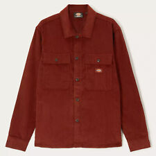 DICKIES CAMICIA HIGGINSON LS SHIRT VELLUTO  COD. DK0A4XGQG041  COL ROSSO MATTONE